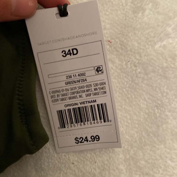 Women's Cinch Trim Cut Out Detail Bikini Top - Shade & Shore 34D (Top Only) - Picture 4 of 6